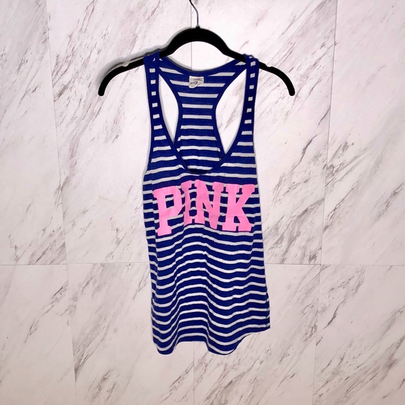 PINK Victoria's Secret Tops - 💅 Victoria Secret PINK Nautical Tank SZ M